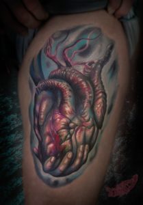 anatomical heart tattoo omaha NE