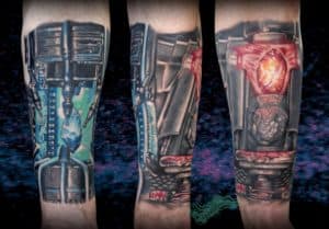 lightsaber tattoo sleeve