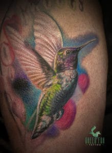 Hummingbird tattoo omaha Nebraska