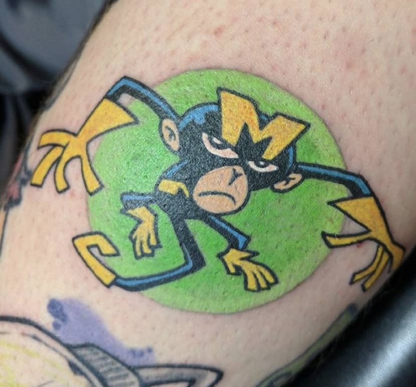 Green bean tattoo