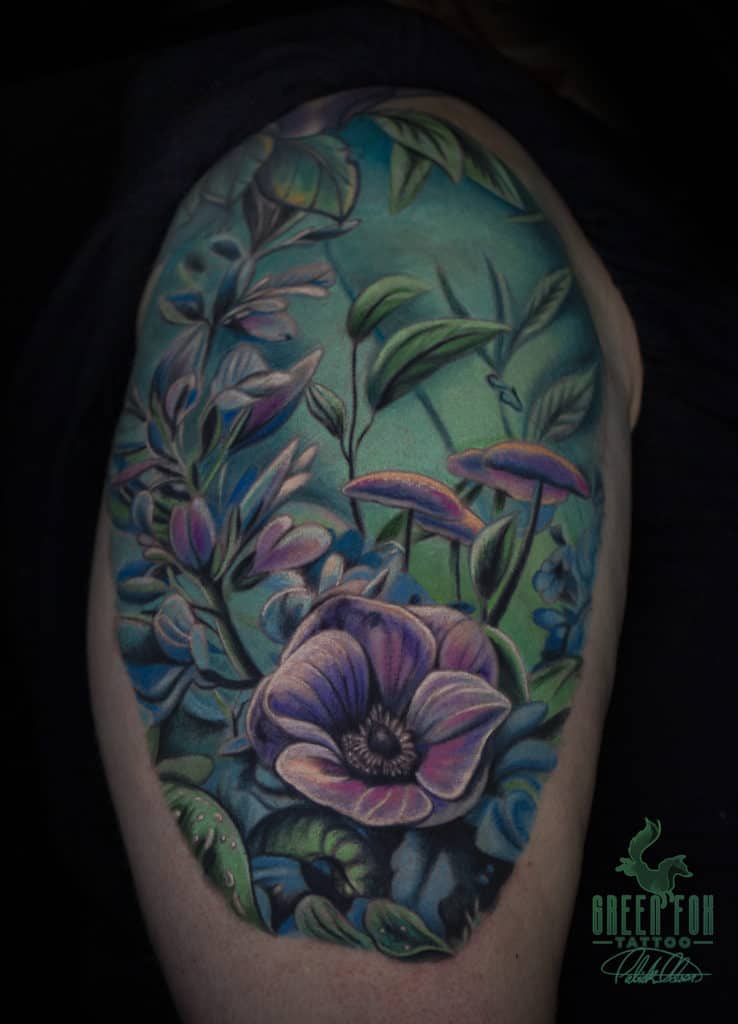 Best Floral Tattoo