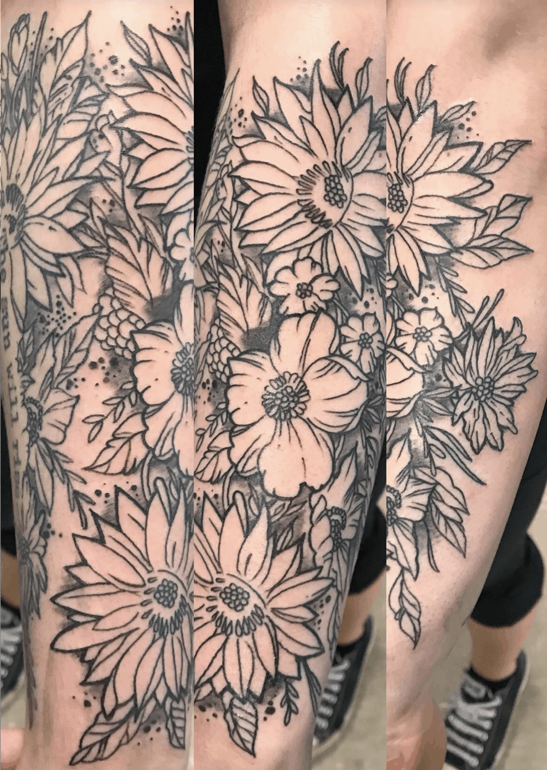 Floral tattoo omaha