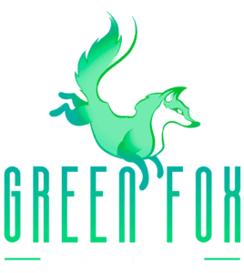 Green Fox Tattoo Logo