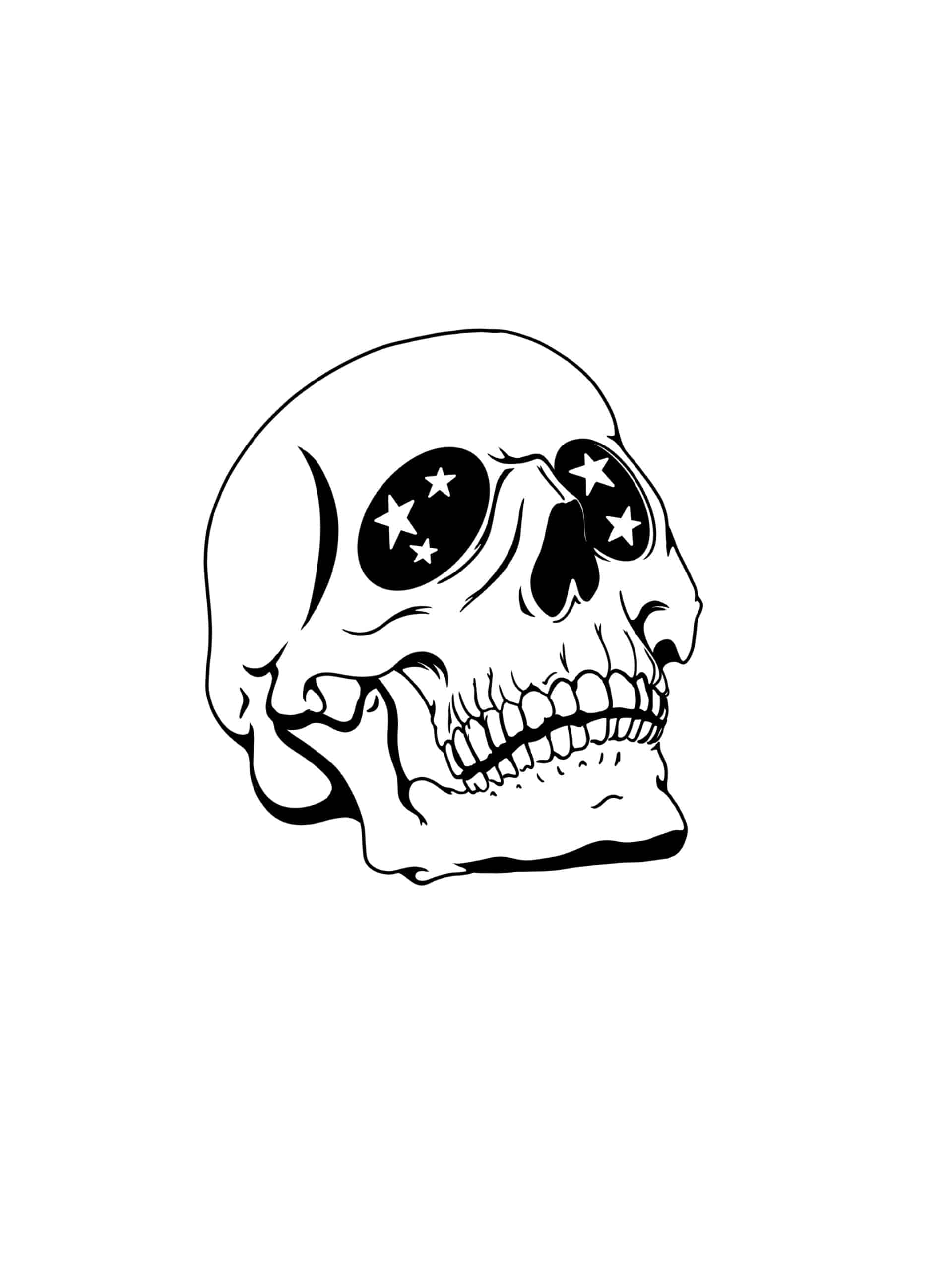 Fire Skull Tattoo