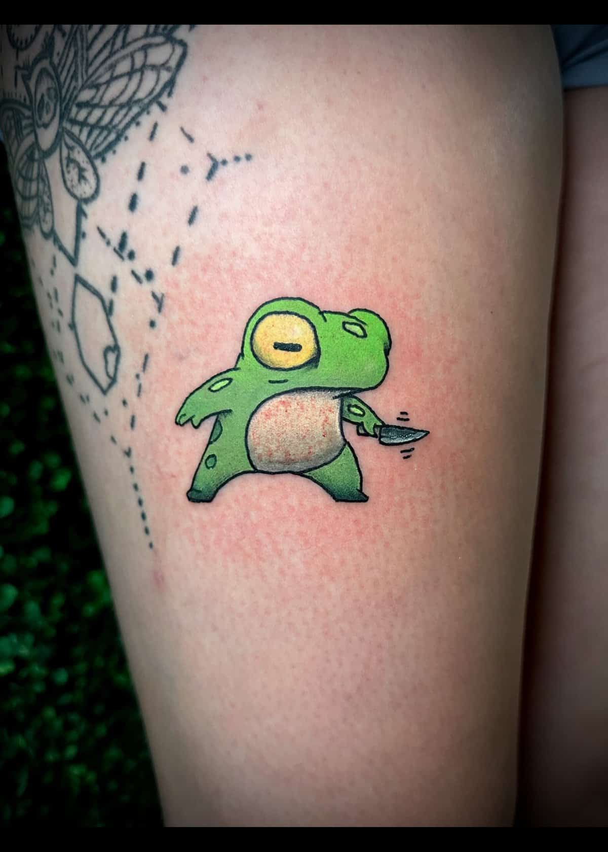 frog tattoo