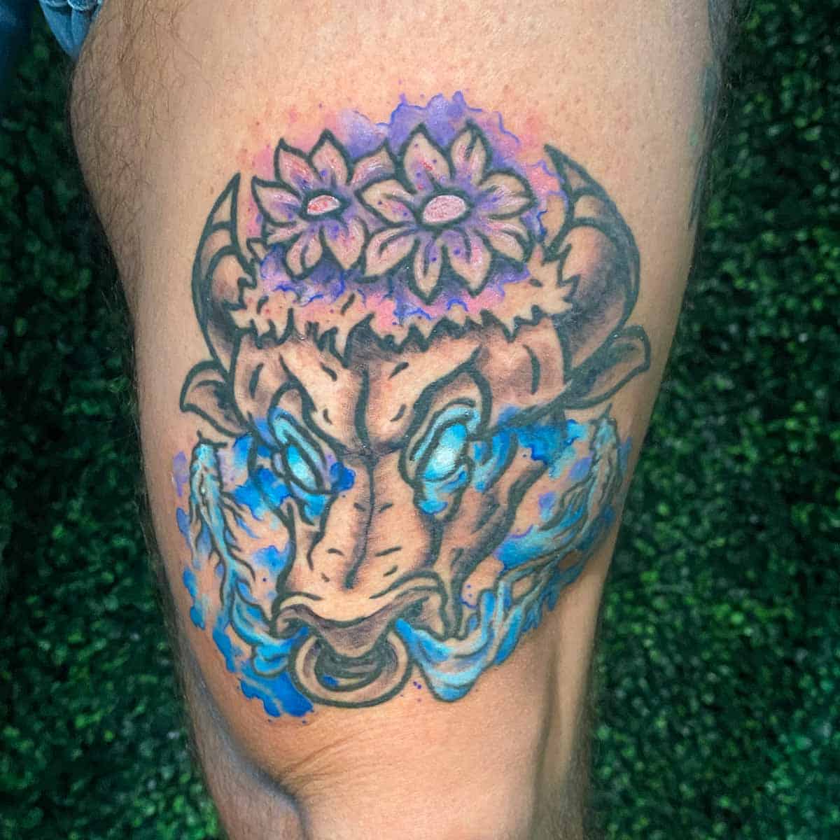 taurus bull tattoo